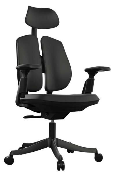 Ergonomikus irodai szék Liftor Active, fekete (valódi bőr)