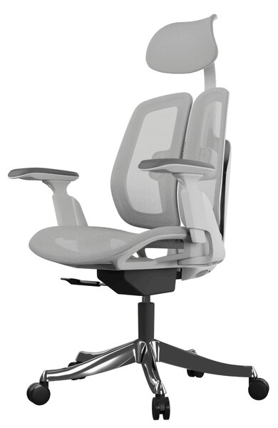 Ergonomikus irodai szék Liftor Active, világosszürke (háló)