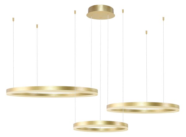 Modern csillár Halo 100+80+60 CCT arany