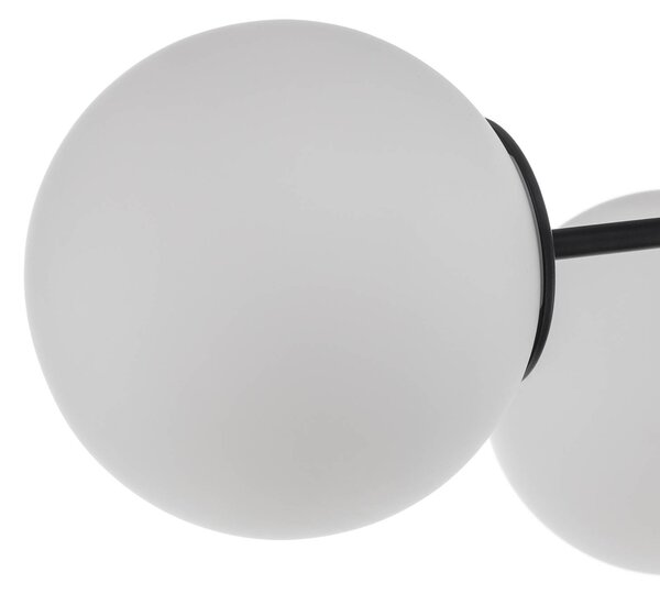 EMIBIG LIGHTING Pregos 6 fekete mennyezeti világítás, izzós, dimmelhető, Fekete, Folyosó, fém, Modern