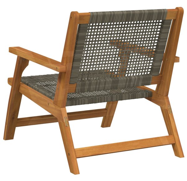 Kerti bútor 2 pcs Szürke 67 x 78 x 73 cm Tömör Akácfa