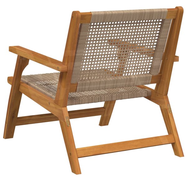 Kerti bútor 2 pcs Bézs 67 x 78 x 73 cm Tömör Akácfa