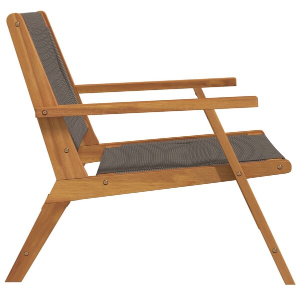 Kerti Székek 2 db Szürke 67x77x73 cm Tömör Akácfa