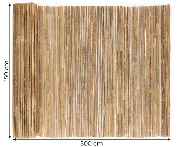 Bambusz kerítés 1,50 x 5 m
