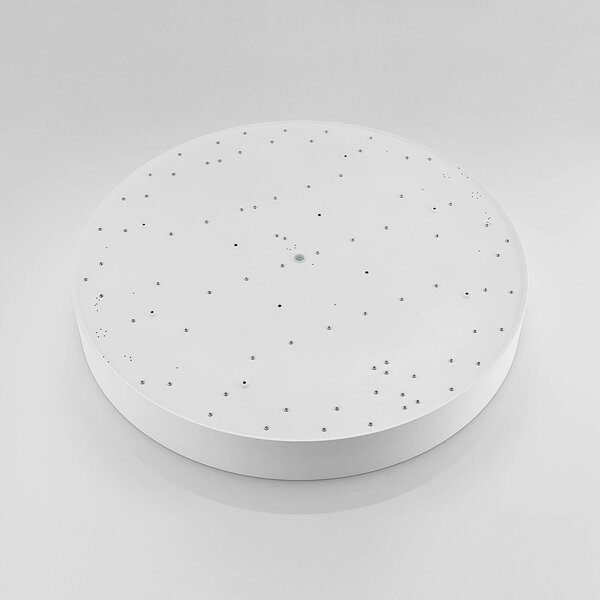 Arcchio LED mennyezeti lámpa Noabelle, Ø 80 cm, fehér, fém, dimmelhető, Fehér / opál, Konyha, fém, Modern