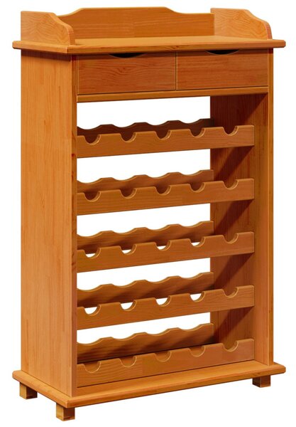 Borpolc 90x60x30 cm Szilárd Fenyőből