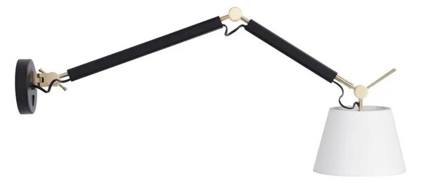 Design fali lámpa Zyta S fekete/arany