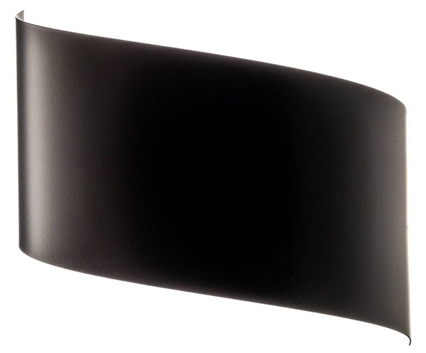 EMIBIG LIGHTING Vero fali világítás lakkozott acélból, fekete, dimmelhető, Fekete, Nappali / Étkező, fém, Modern