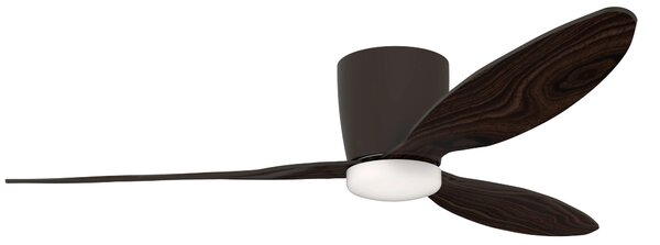 Mennyezeti ventilátor Veneti CCT bronz/dió, szabályozható LED-del