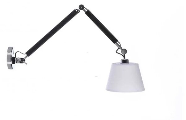 Design fali lámpa Zyta S fekete/ezüst