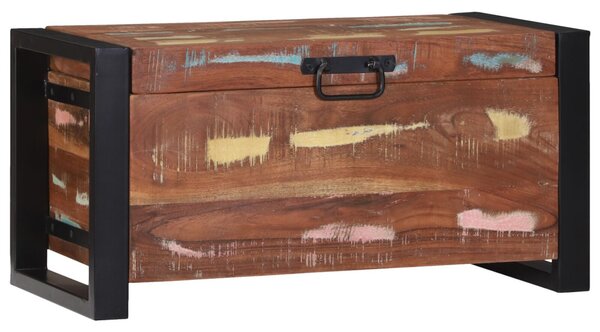 Tárolódobozok Barna 60 x 30 x 30 cm Tömör újrahasznosított fa