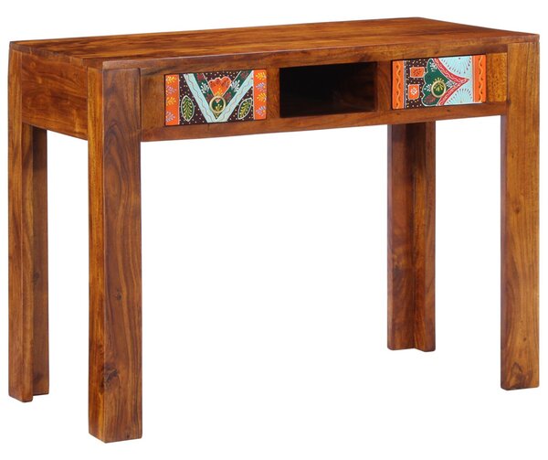 Íróasztal 100x50x75 cm Tömör akácfából
