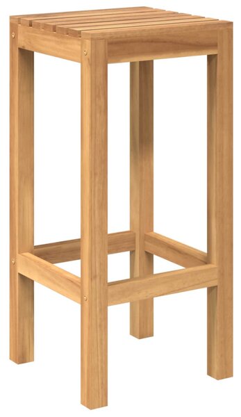 VidaXL Kültéri Bár Szett 7 pcs Kezeletlen Tömör Teakfa