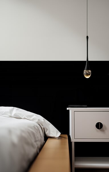 Design csillár Dalma fekete