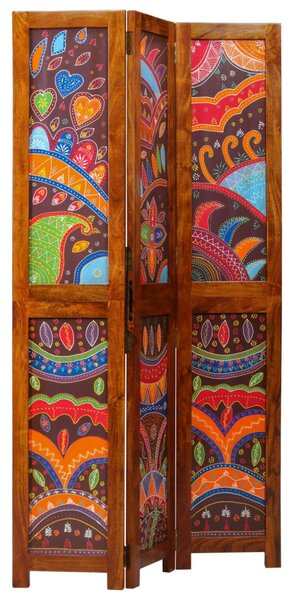 Szobaelválasztó Méz barna 105 x 1,5 x 180 cm Tömör Akácfa