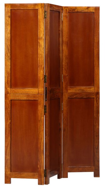 3 paneles szobafelosztó Mézbarna 35x1.5x160 cm Tömör akácfa