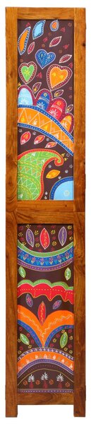 Szobaelválasztó Méz barna 105 x 1,5 x 180 cm Tömör Akácfa