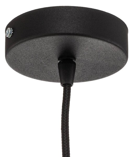 Maco Design Dorina függőlámpa, fekete/arany Ø 50cm, dimmelhető, Fekete, Nappali / Étkező, Műanyag, Modern
