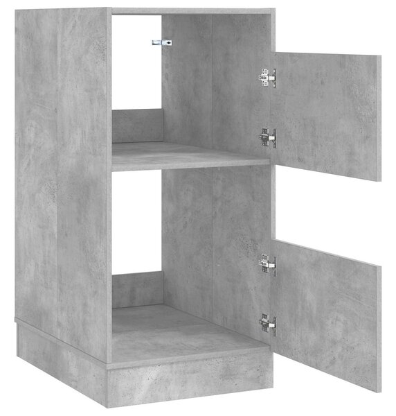 Mosókonyha Szekrény tárolóval Beton 50 x 68 x 102 cm Szerelt fa