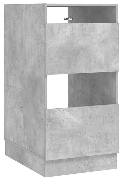 Mosókonyha Szekrény tárolóval Beton 50 x 68 x 102 cm Szerelt fa
