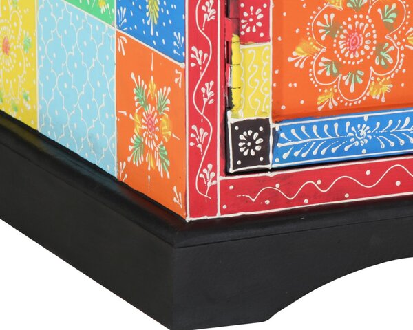TV Szekrény Színes 100x35x50 cm Masszív Mangófa