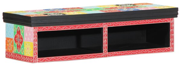TV szekrény polcokkal Sokszínű 80 x 30 x 22 cm Faanyag