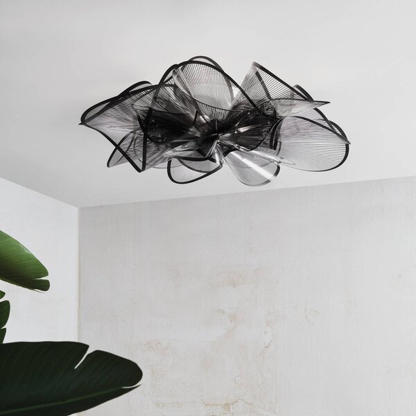Slamp Étoile Ceiling LED mennyezeti lámpa, fekete, dimmelhető, Fekete, Nappali / Étkező, Műanyag, Dizájn
