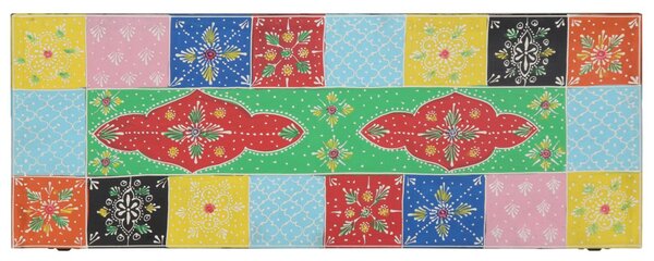 TV szekrény polcokkal Sokszínű 80 x 30 x 22 cm Faanyag