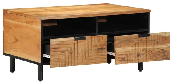 Kávéasztal 80x54x40 cm Tömör Akácfa