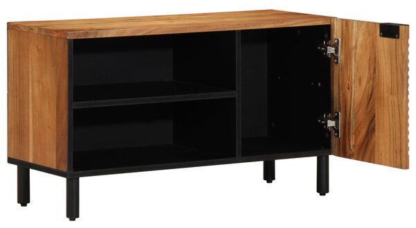 TV Szekrény 80x31,5x46 cm Tömör Akácfából