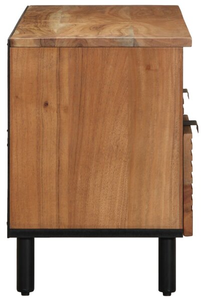 TV szekrény fiókkal Barna 100 x 33,5 x 46 cm Tömör Mangófát