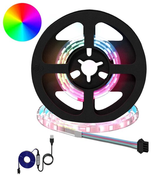 VidaXL LED szalag 2 pcs Fekete és Átlátszó 350 mm Réz és műanyag
