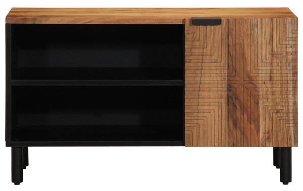 TV Szekrény 80x31,5x46 cm Tömör Akácfából