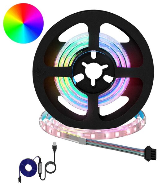 VidaXL LED szalag 2 pcs Fekete és Átlátszó 550 mm Réz és műanyag
