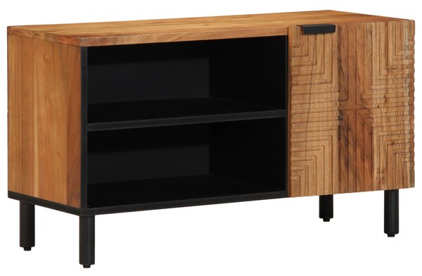 TV Szekrény 80x31,5x46 cm Tömör Akácfából