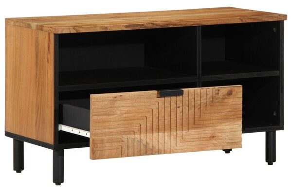 TV Szekrény 80x33,5x46 cm Tömör Akácfából