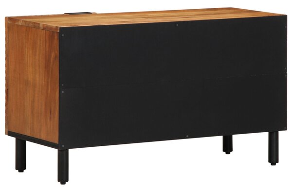 TV Szekrény 80x31,5x46 cm Tömör Akácfából