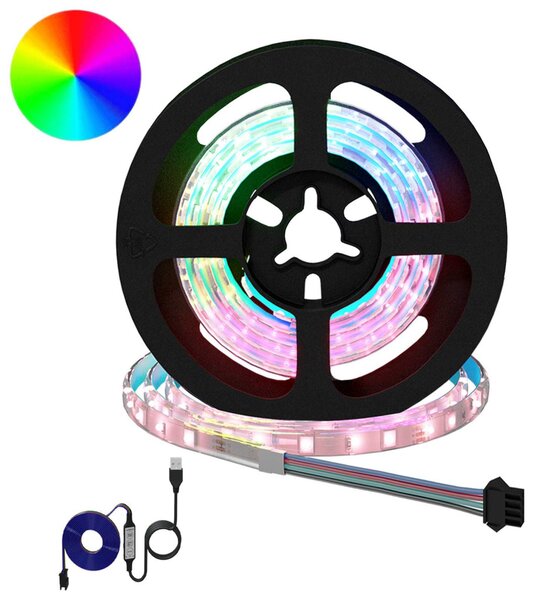 VidaXL LED szalag 2 pcs Fekete és Átlátszó 750 mm Réz és műanyag