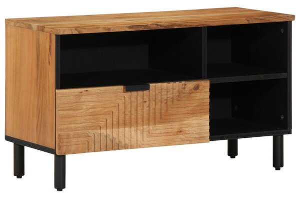 TV Szekrény 80x33,5x46 cm Tömör Akácfából