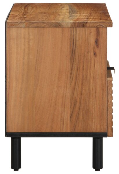 TV Szekrény 80x33,5x46 cm Tömör Akácfából
