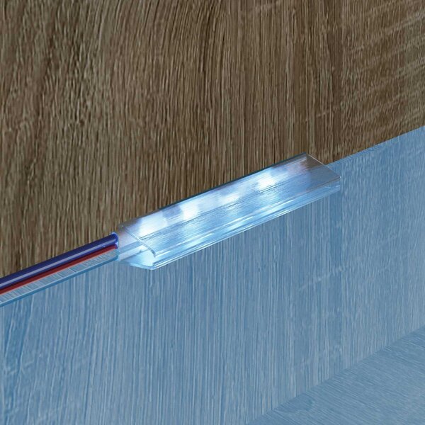 LED szalag 2 pcs Fekete és Fehér 1745 mm Réz és műanyag