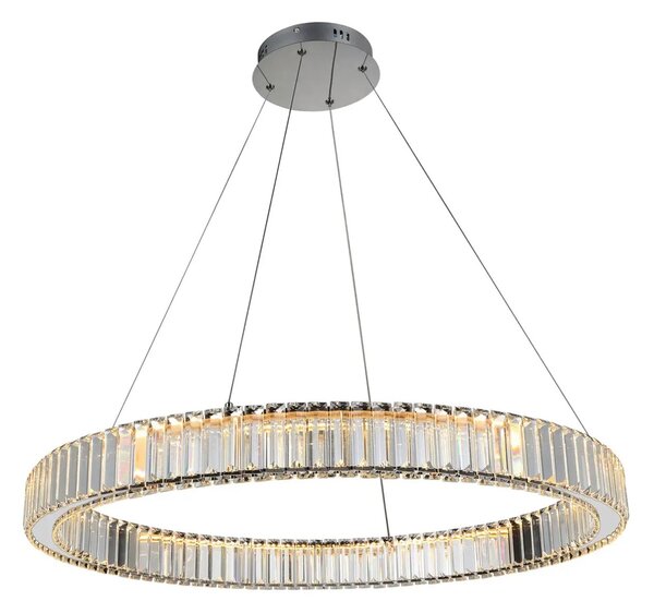 Luxus, szabályozható csillár Spark 80 Chrome – Króm