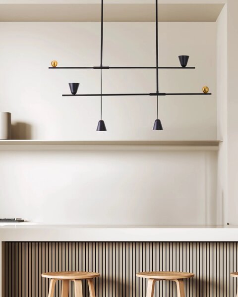 Design csillár Spoleto – LED integrovaný