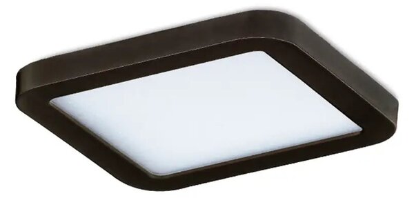 Spotlámpa Slim 15 Square 4000K Ip44 fekete gipszkartonhoz