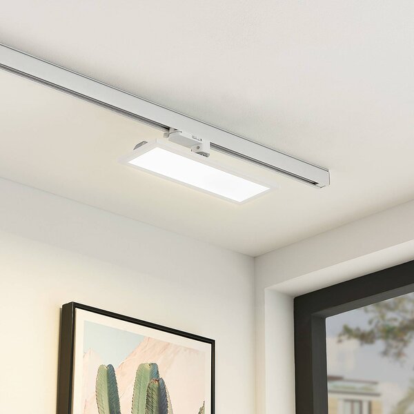Arcchio Hairis 3-fázisú LED panel fehér 4000 K, Fehér / opál, Dolgozószoba / Iroda, Műanyag, Modern