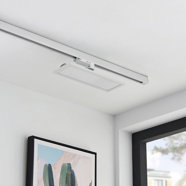 Arcchio Hairis 3-fázisú LED panel fehér 4000 K, Fehér / opál, Dolgozószoba / Iroda, Műanyag, Modern