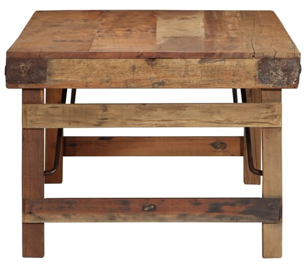 Dohányzóasztal Természetes fa Tömör fa 110 x 55 x 40 cm Egyszerű