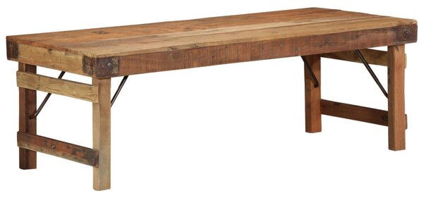 Dohányzóasztal Természetes fa Tömör fa 110 x 55 x 40 cm Egyszerű