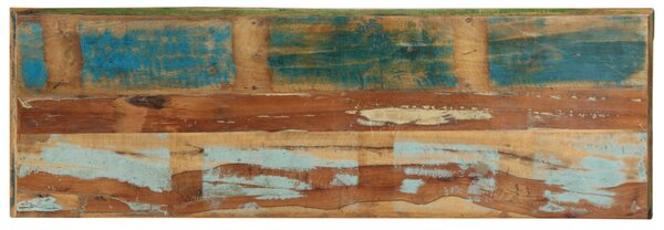 Cipőtároló 110x35x40 cm Tömör fa újrahasznosított