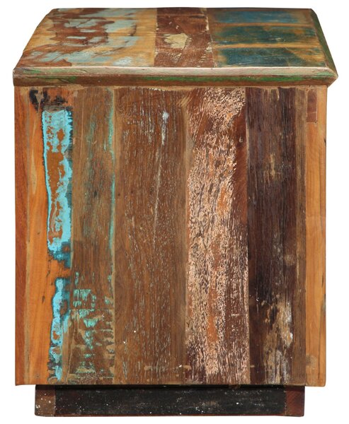 Cipőtároló 110x35x40 cm Tömör fa újrahasznosított